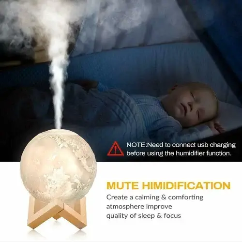 3D MOON NIGHT LAMP HUMIDIFIER