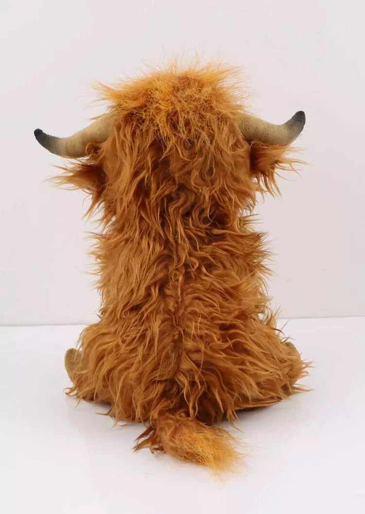 2023 BESTEco-Friendly Scottish Highland Cow Soft Plush Toy