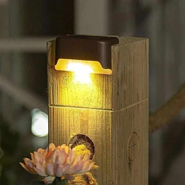 LED Solar Lamp Path Staircase Outdoor Waterproof Wall LightBUY MORE SAVE MORE