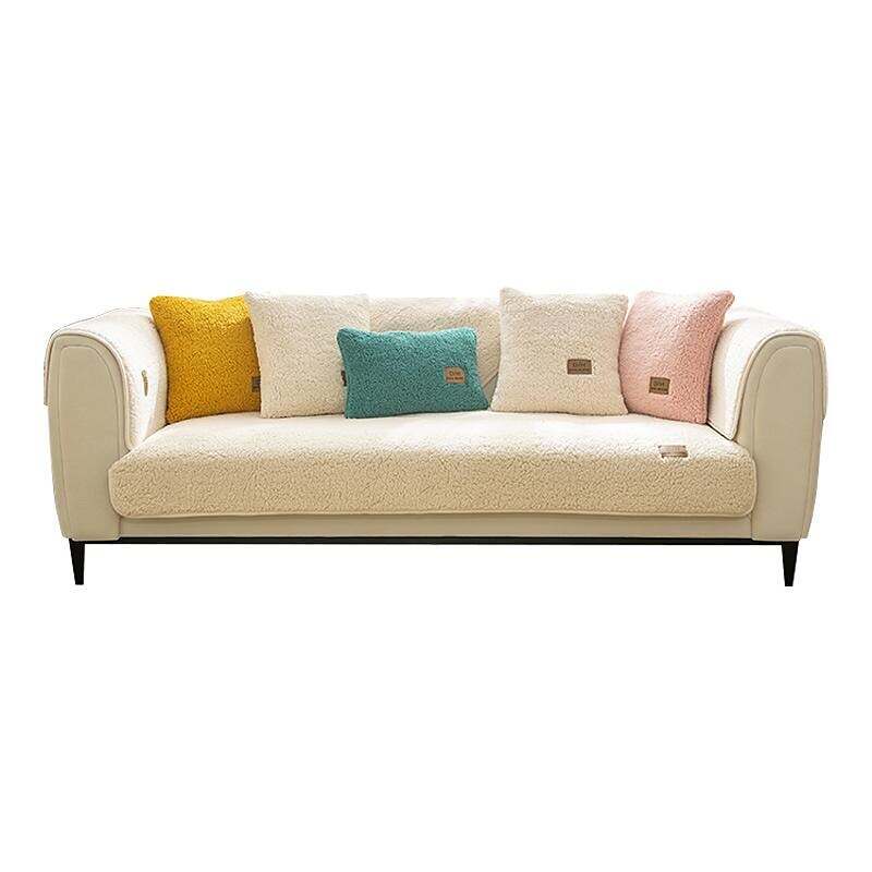 Lamb Velvet Sofa Slipcover Sofa Seat Cover Sectional Couch Covers(Sold by Piece/Not All Set)