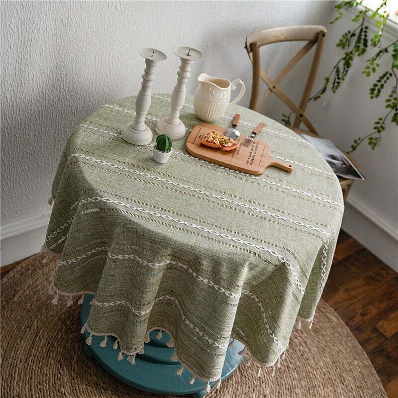 Pastoral Tablecloth Cotton Linen Fabric Table Cloth