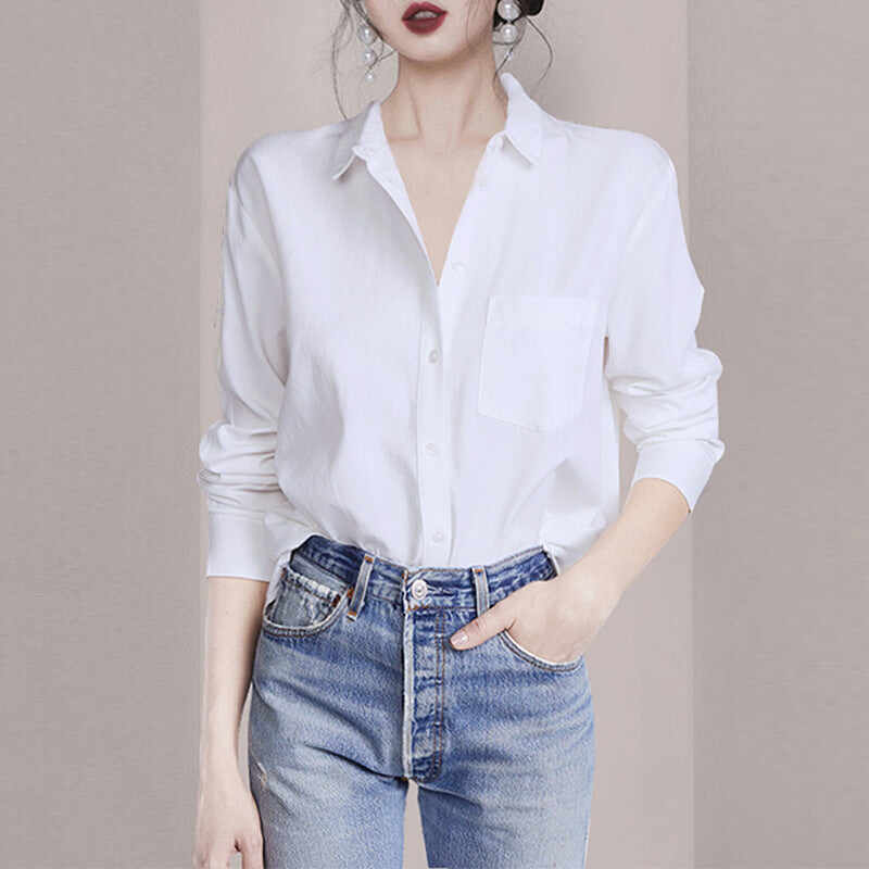 Slim Fit White Shirt