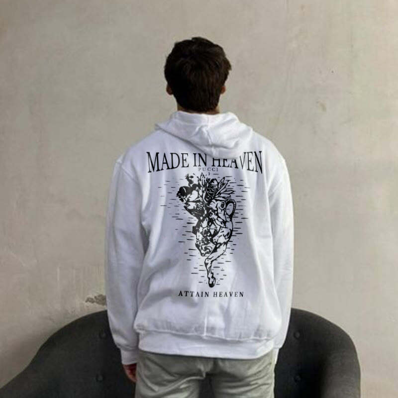 Made In Heaven Print Hoodie