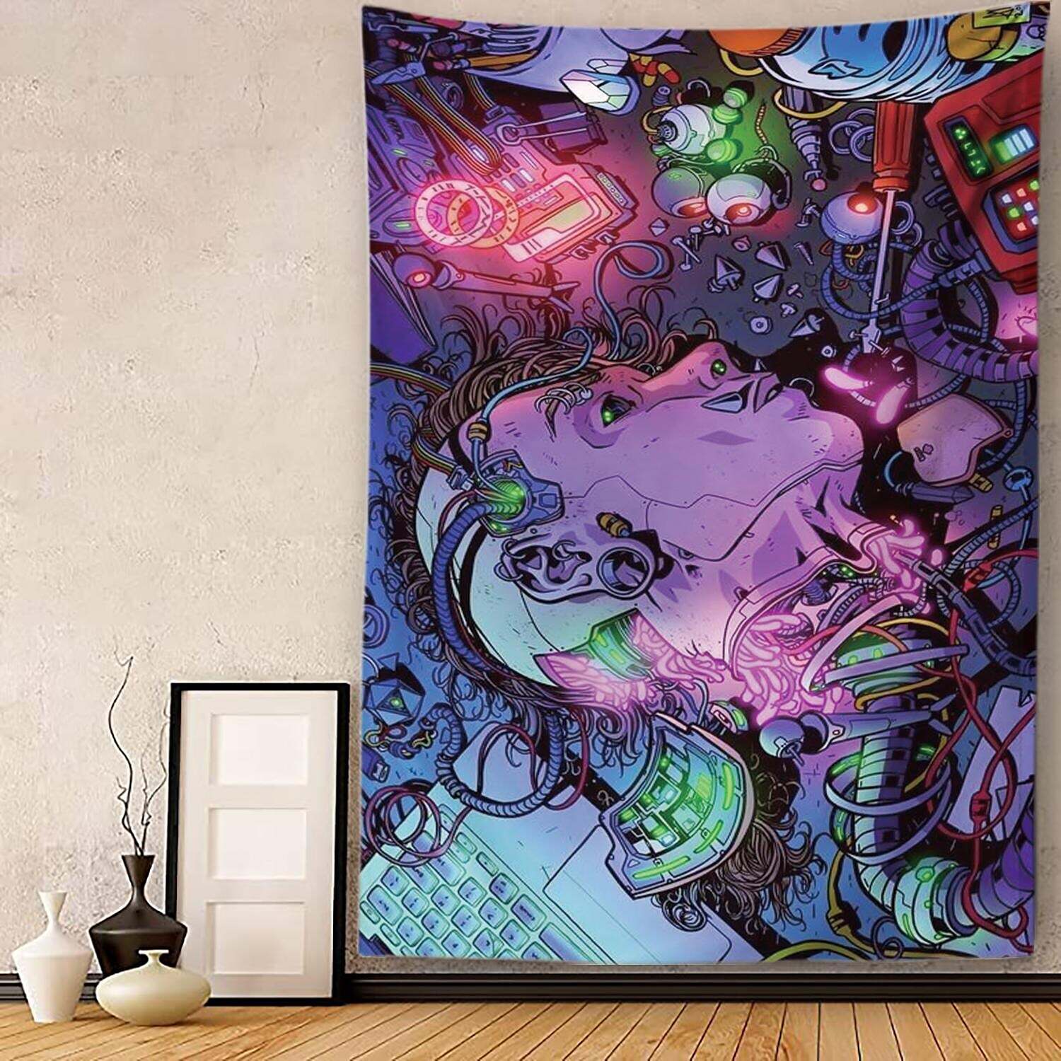 Cartoon Wall Tapestry Art Decor Photograph Backdrop