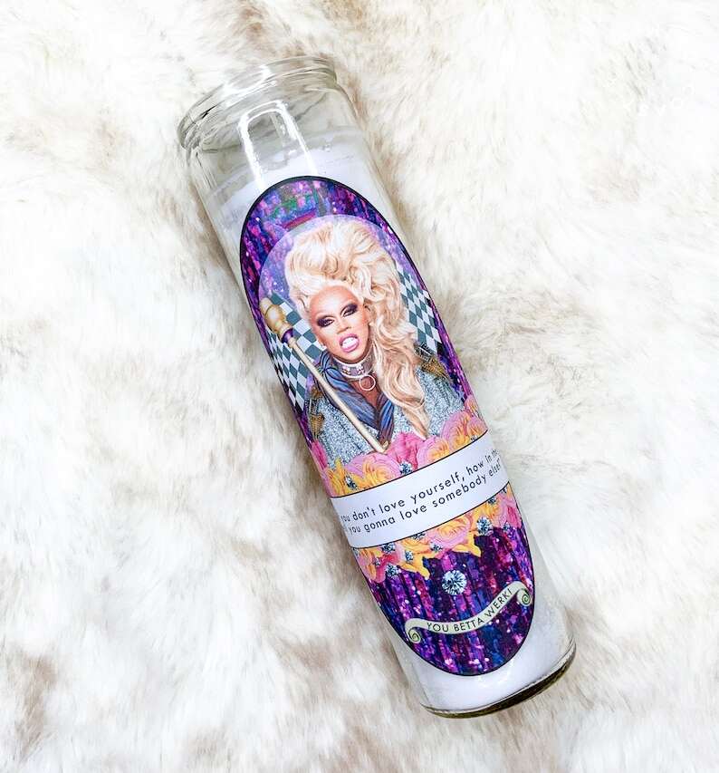 RuPaul Charles Pop Culture Votive Candle