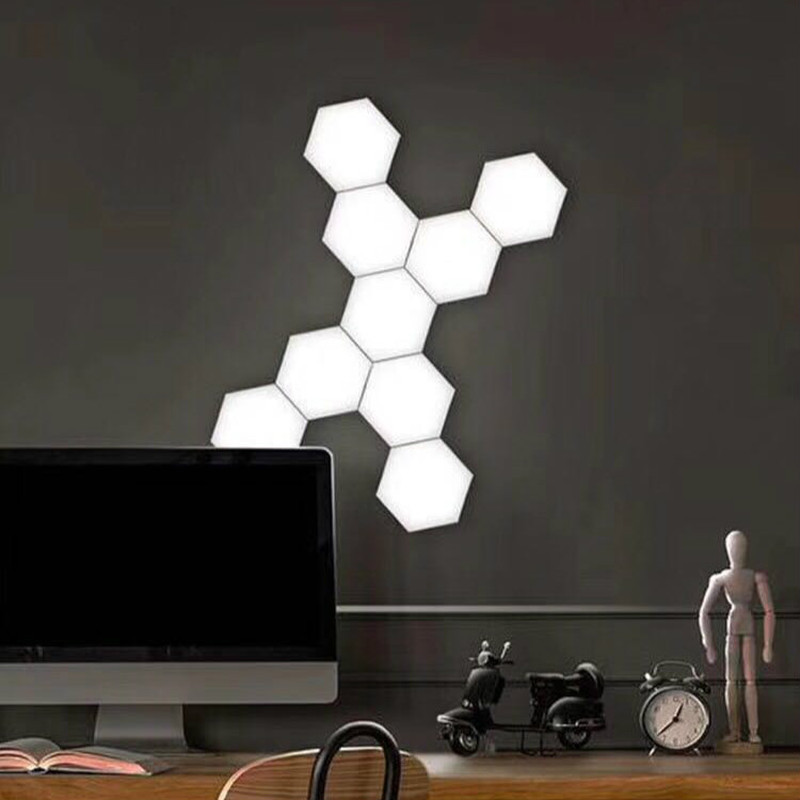 🔥HOT SALE - 50% OFF 🔥 Super LED Assembled Hand Touch Sensing Honeycomb Light