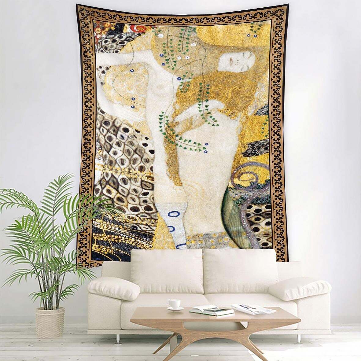 Gustav Klimt Famous Painting Wall Tapestry Art Decor