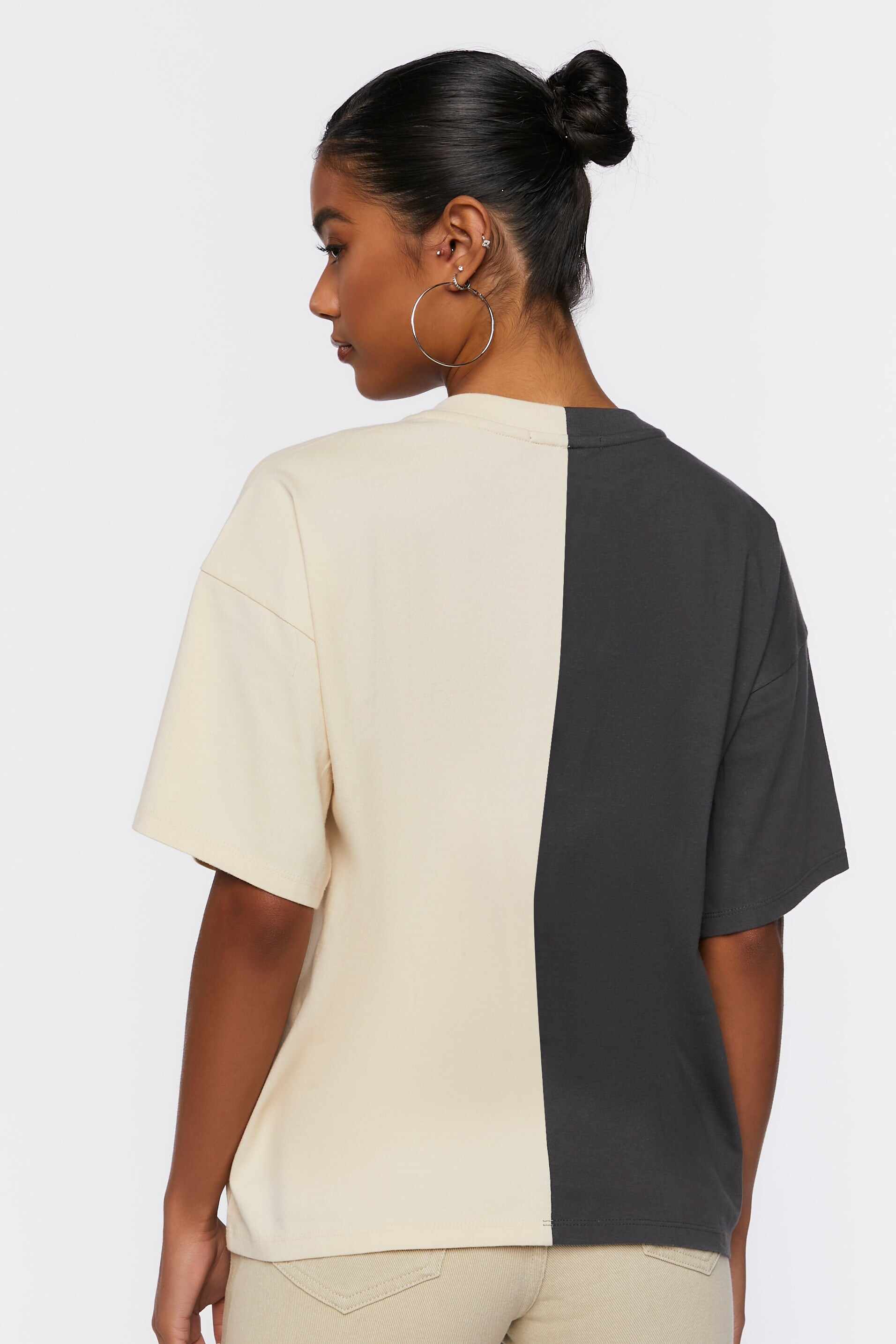 Women Apparel | Reworked LA & NY Graphic Tee Charcoal Forever21 - YF33604