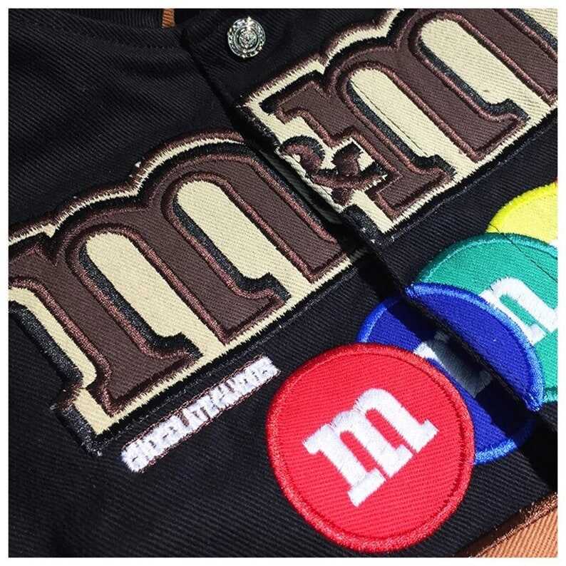 Nascar Racing Jacket Embroidered M&M Bomber