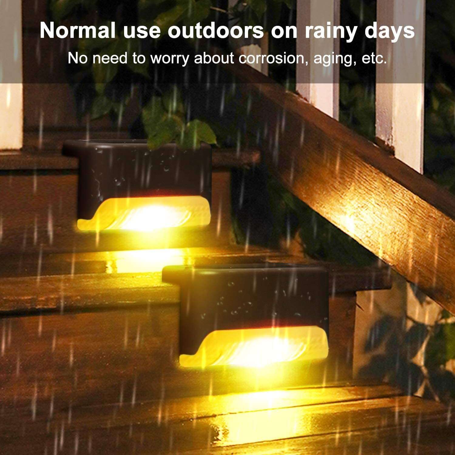 LED Solar Lamp Path Staircase Outdoor Waterproof Wall LightBUY MORE SAVE MORE