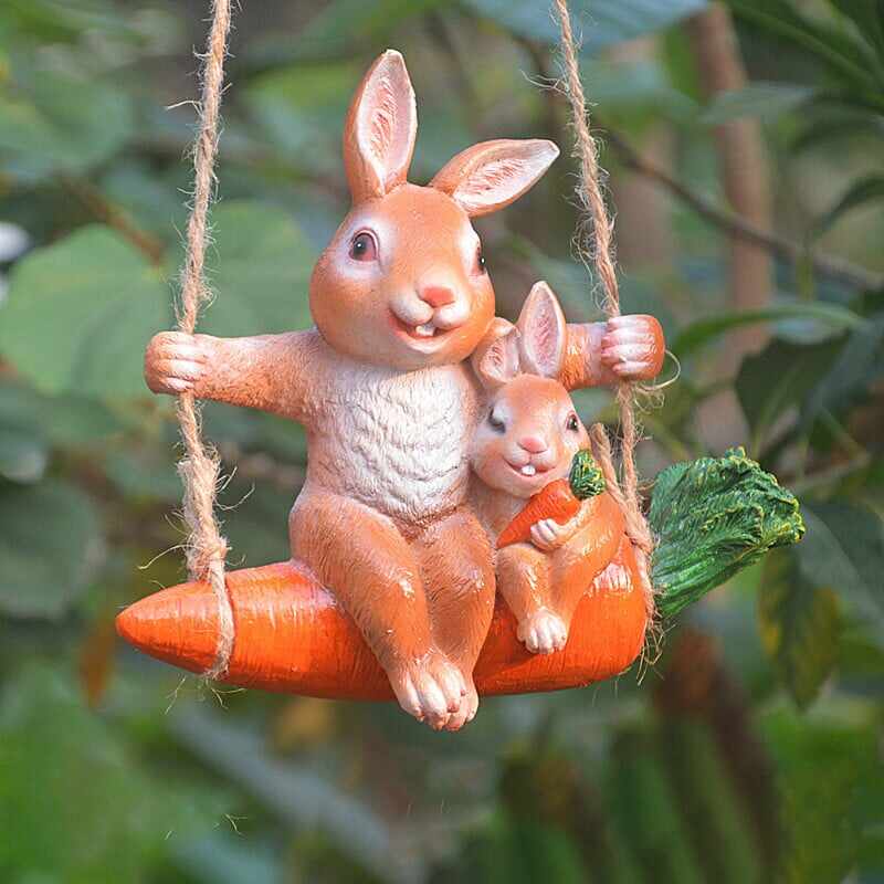 Cute Swing Animal Statue