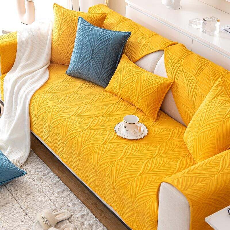 Sofa Slipcover Jacquard Fabric Sofa Seat Cover