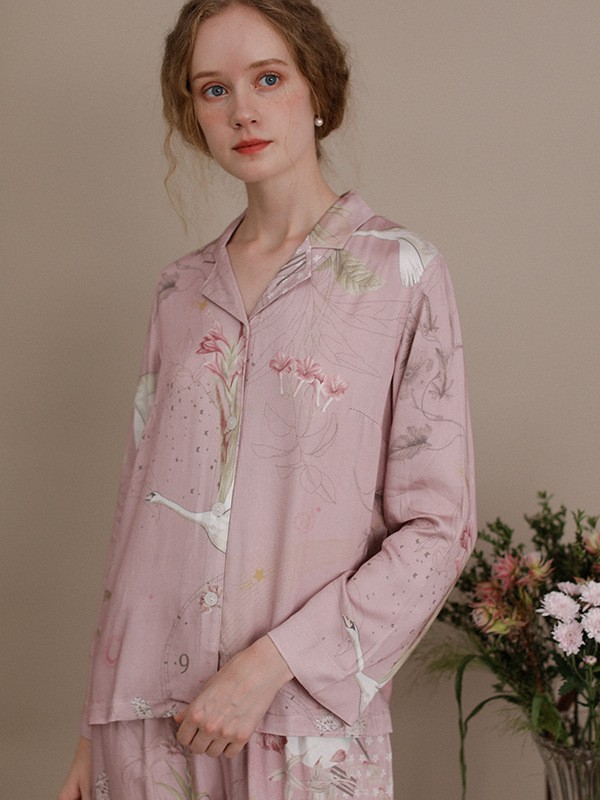 Simple Others RegularL ong Sleeve Regular Fit Pajama Set