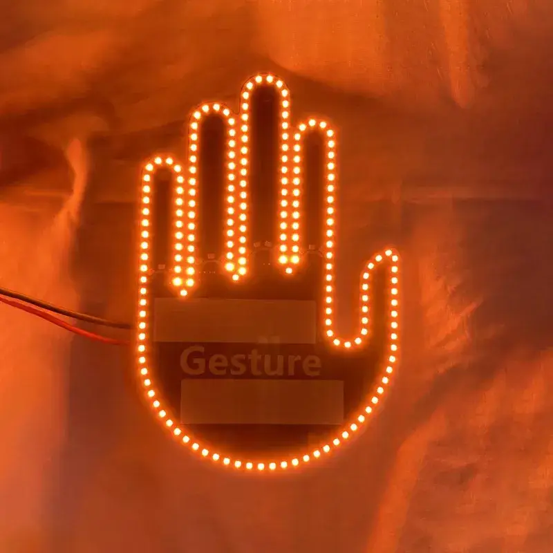 Middle Finger Gesture Light with Remote