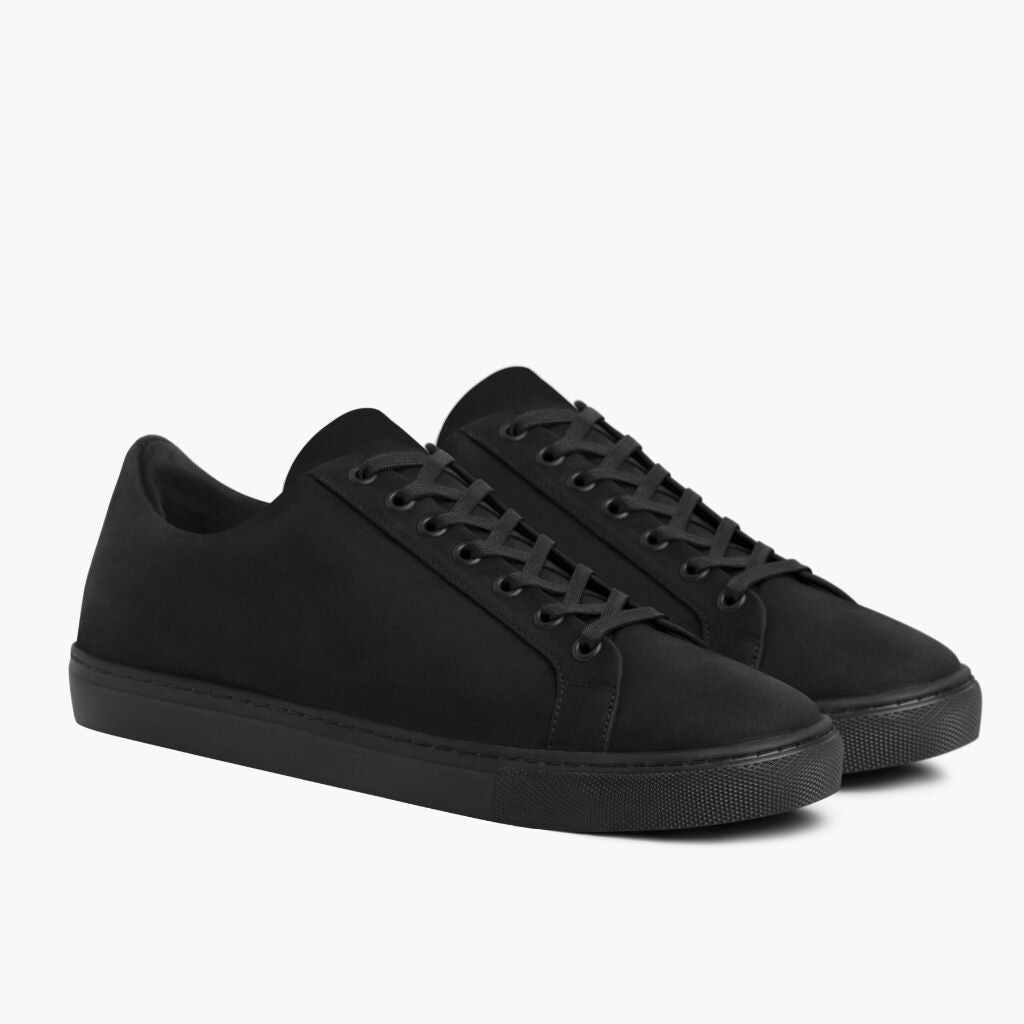 Last day 70% off-Low top black canvas shoes