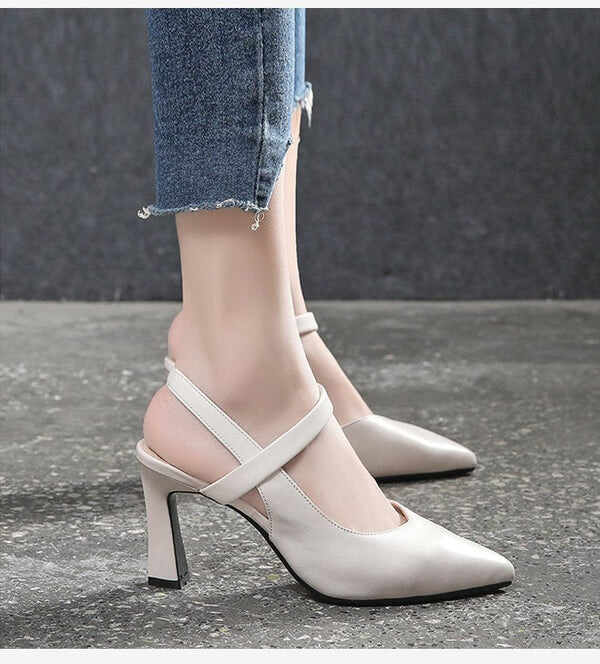 Women's Ankle Strap Pointed Toe Heels