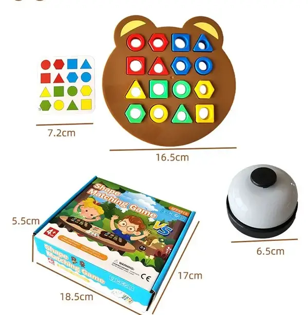 Shape Matching Game- BUY 2 FREE SHIPPING