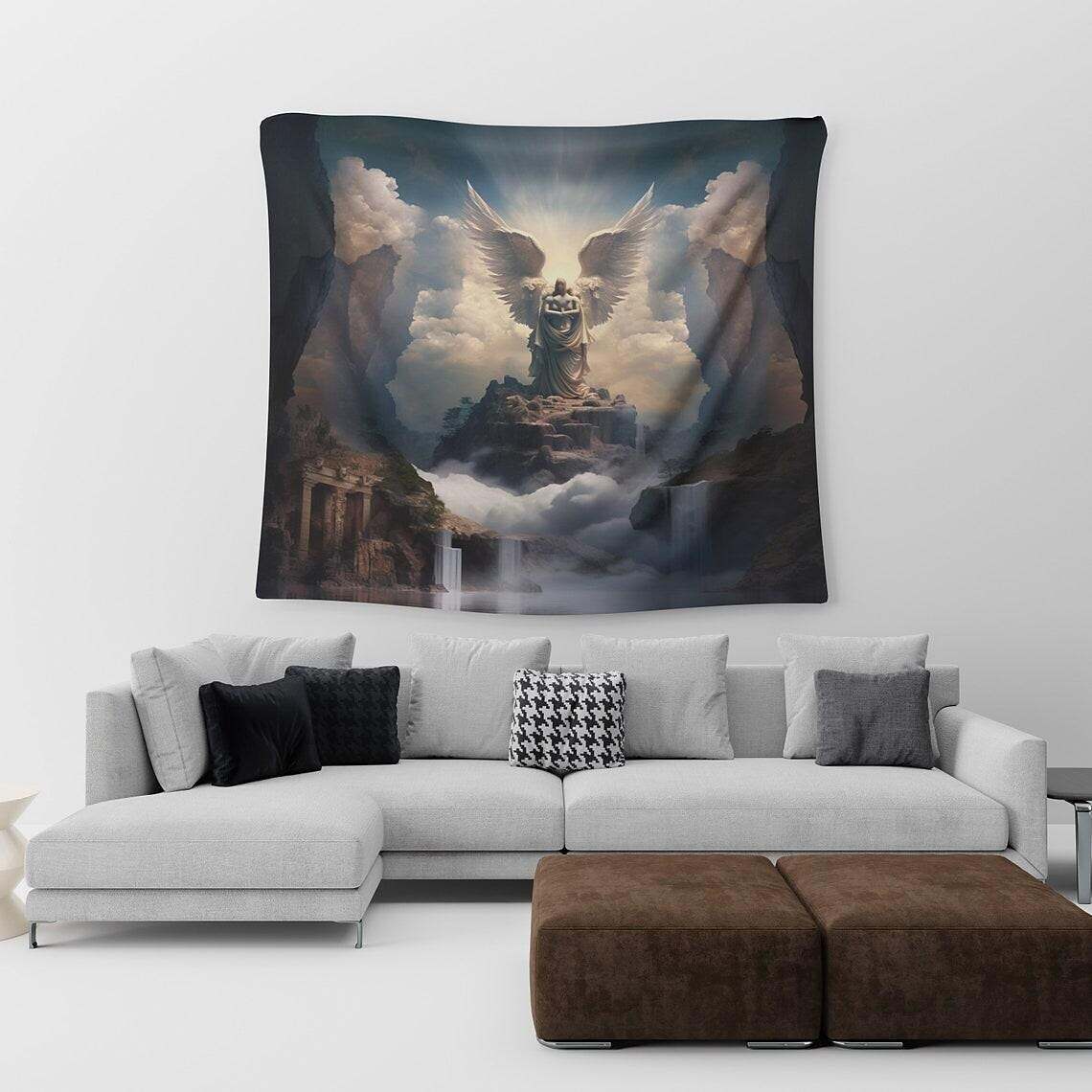 Medieval Painting Wall Tapestry Victoria Art Decor