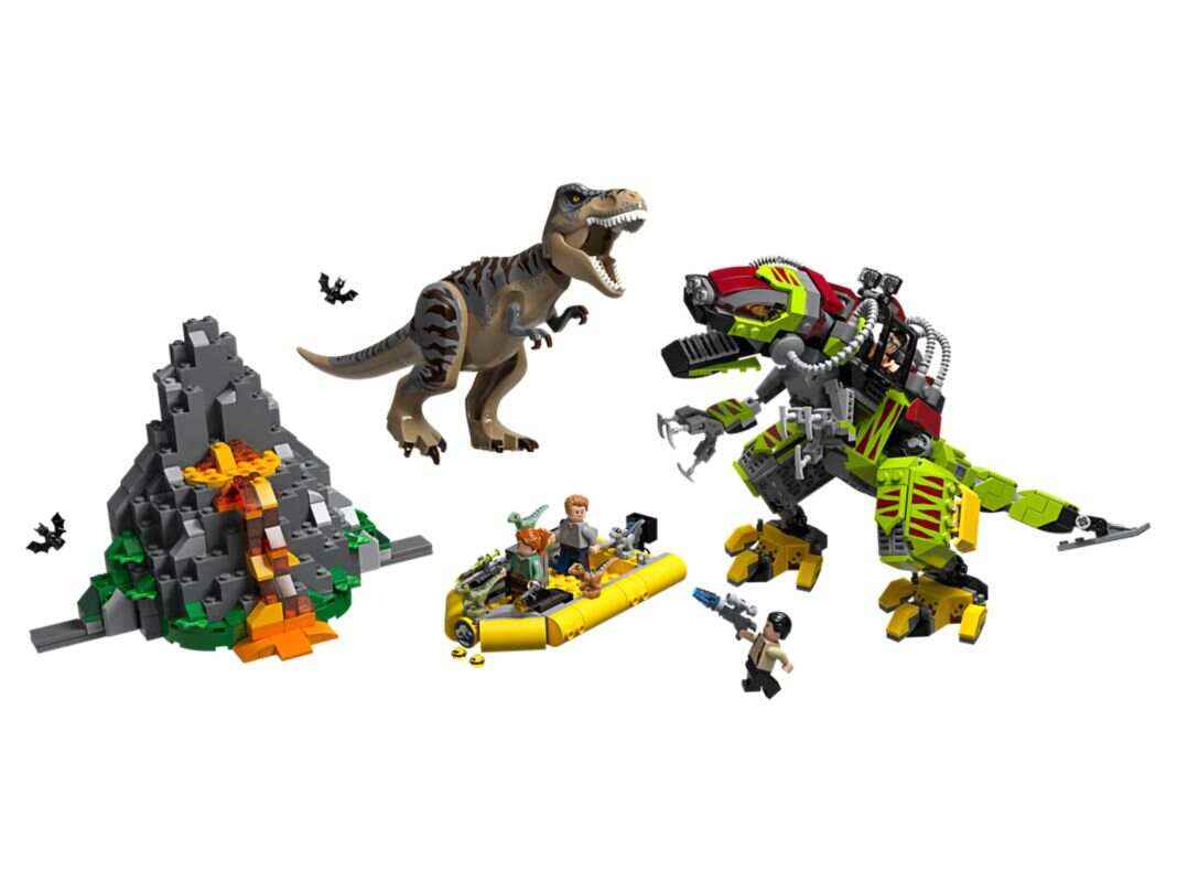 LEGO T. rex vs Dino-Mech Battle