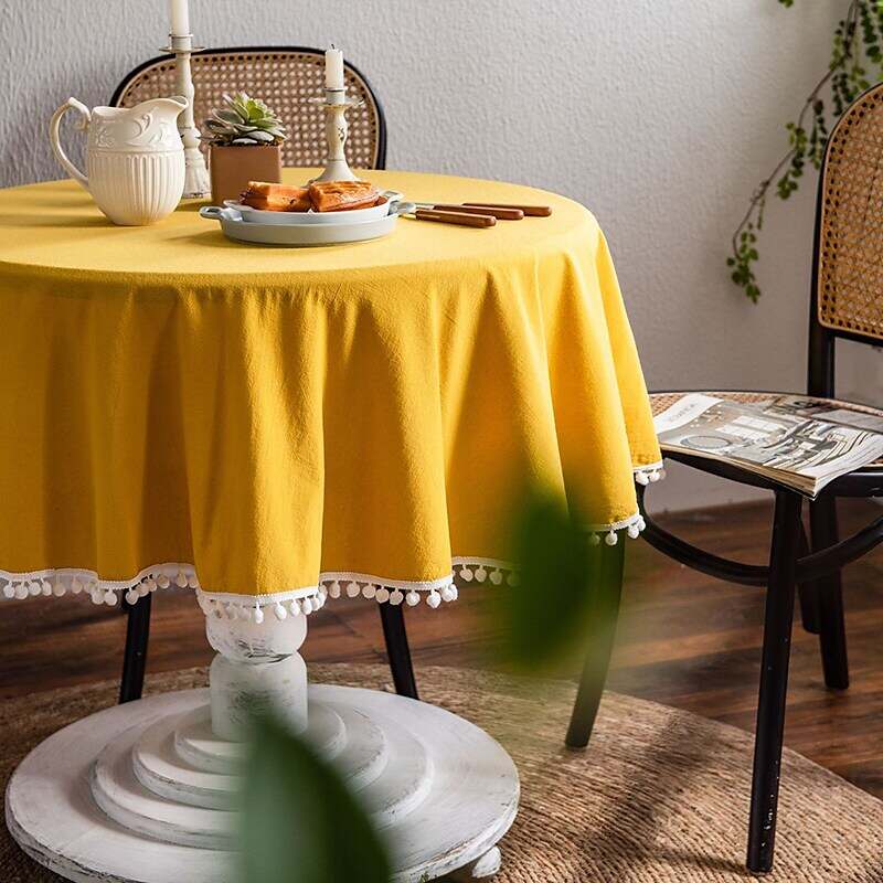 Pastoral Tablecloth Cotton Linen Fabric Table Cloth