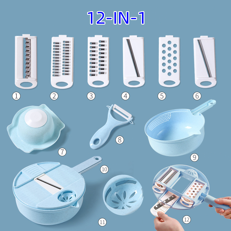 👩‍🍳Hot Sale ✨12-IN-1 Multi-Function Food Chopper