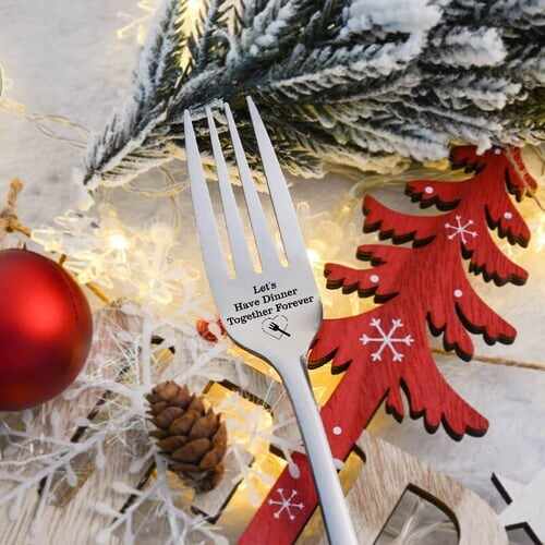 BIG SALE - 50% OFF Engraved Fork (With Gift Box)