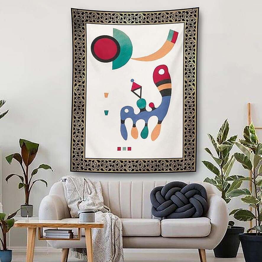 Wassily Kandinsky Wall Tapestry Art Decor Famous Painting Photograph Backdrop