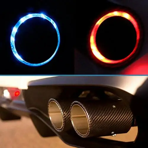 🔥Last Day Promotion 48% OFF 🔥Car fire flame LED exhaust tip