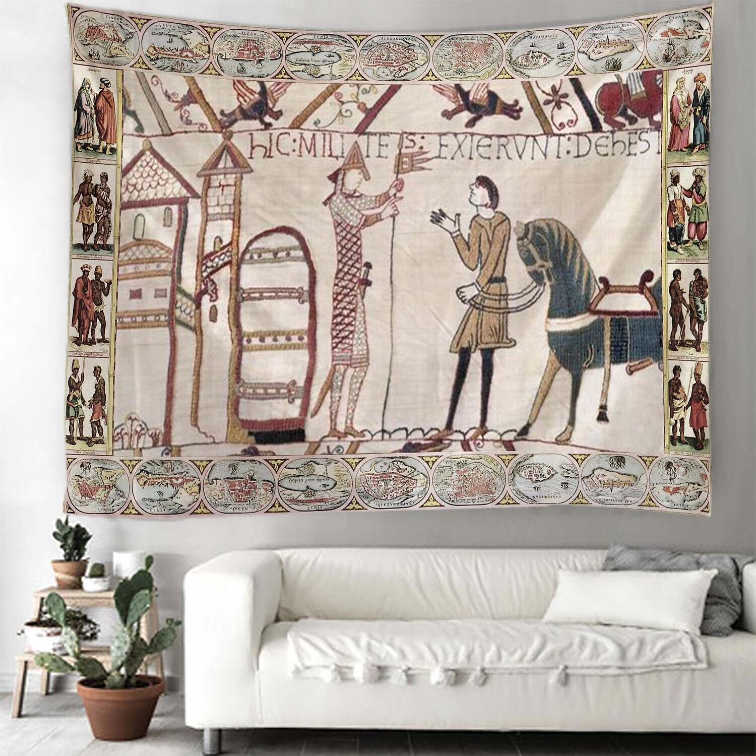 Bayeux Medieval Large Wall Tapestry Art Decor