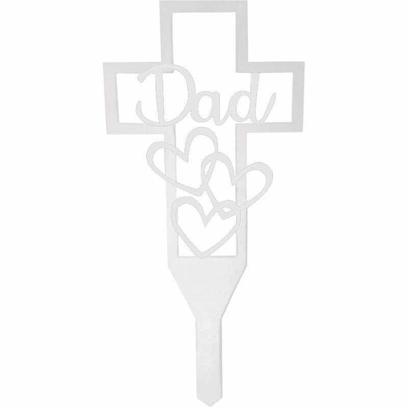 Hot Sale - Cemetery Memorial Cross Stake for Parents