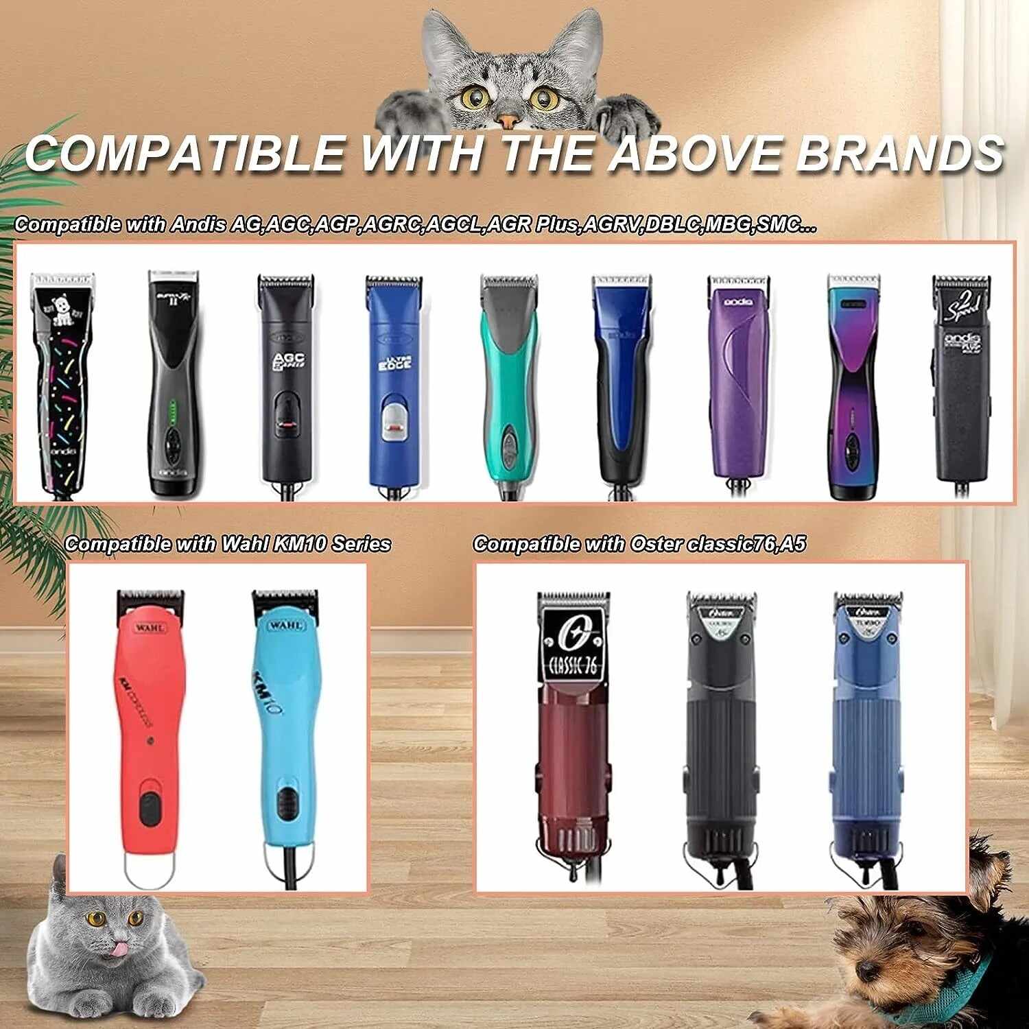 Detachable Pet Clipper Blade