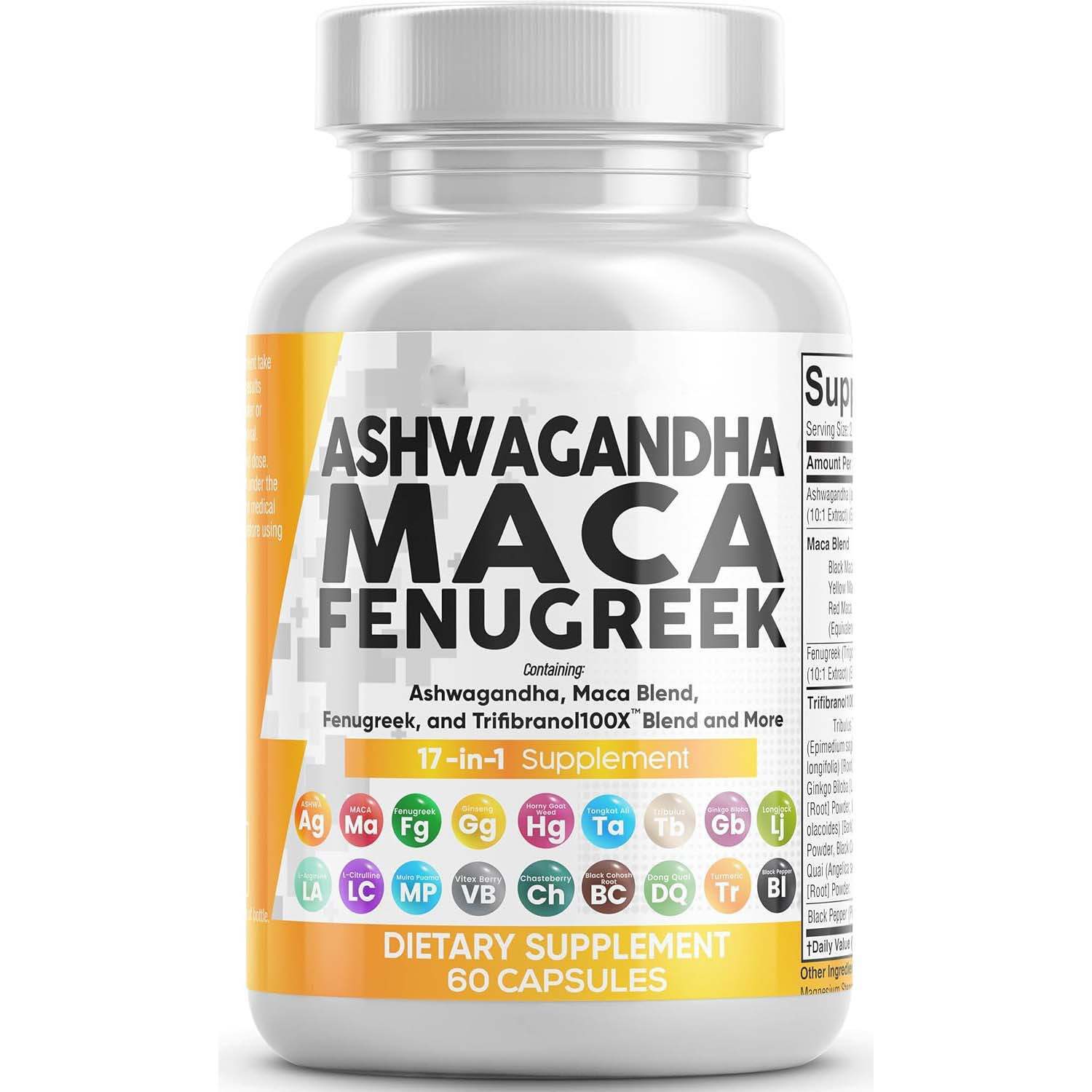 Ashwa Maca Fenugreek Supplement