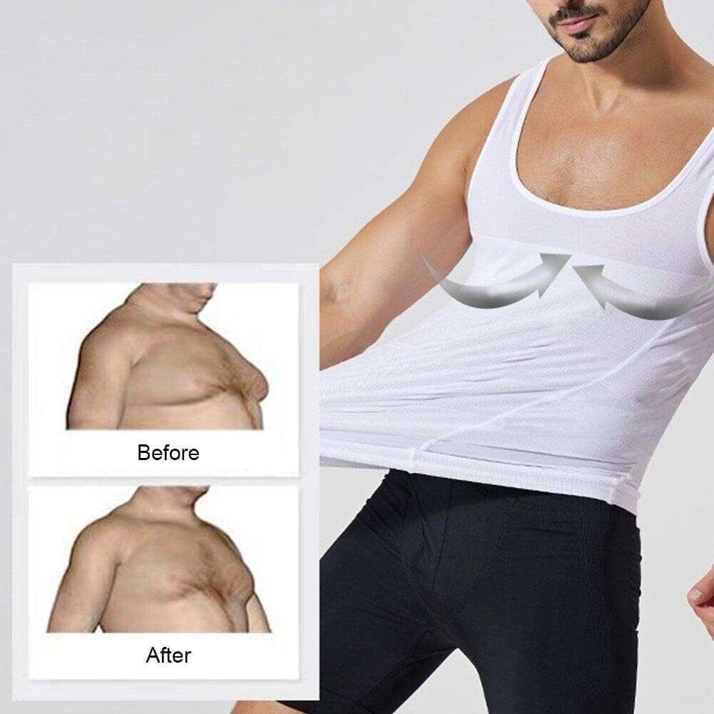 Men's FavoriteMen's body shaping white shirt