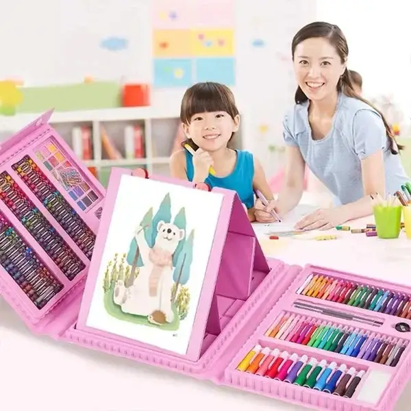 Deluxe 6-In-1 Art Creativity Set(🎁The Best Present For Kids)