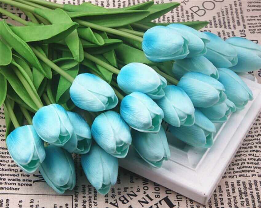 LAST Day Sale-70off-High Quality Artificial Latex Tulips