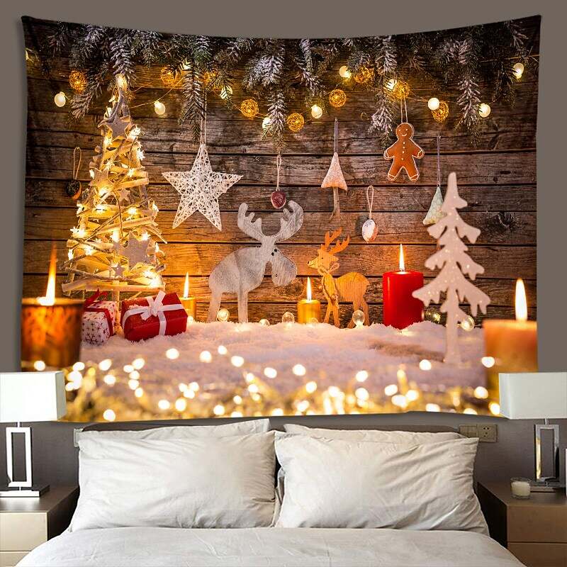 Christmas Tree 3D Wall Tapestry Art Decor