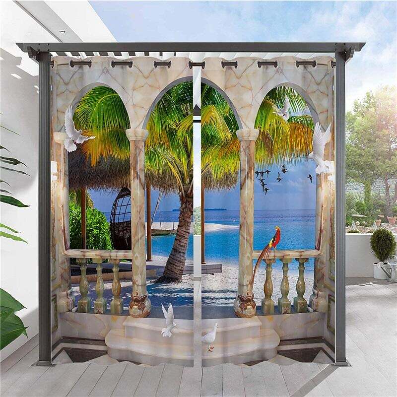 Waterproof Outdoor Curtain Privacy