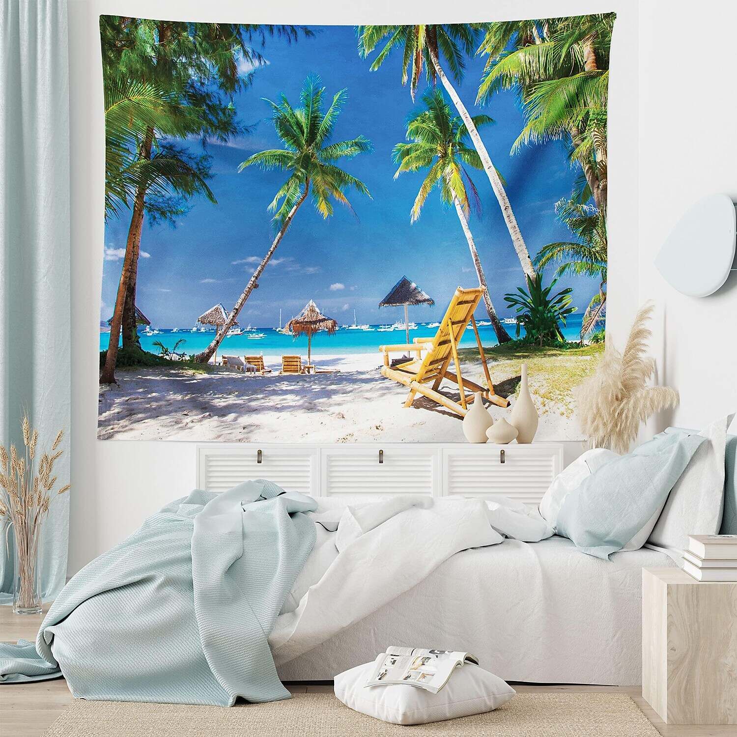 Beach Theme Wall Tapestry Art Decor Photograph Backdrop