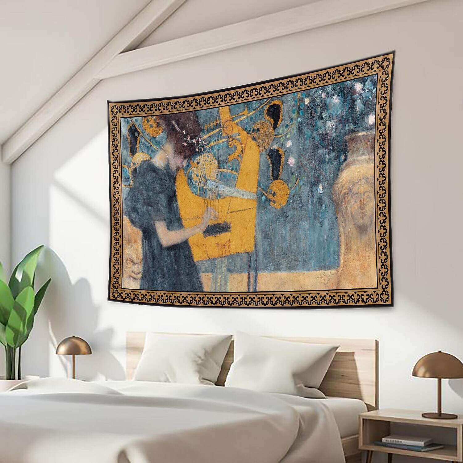 Gustav Klimt Famous Painting Wall Tapestry Art Decor