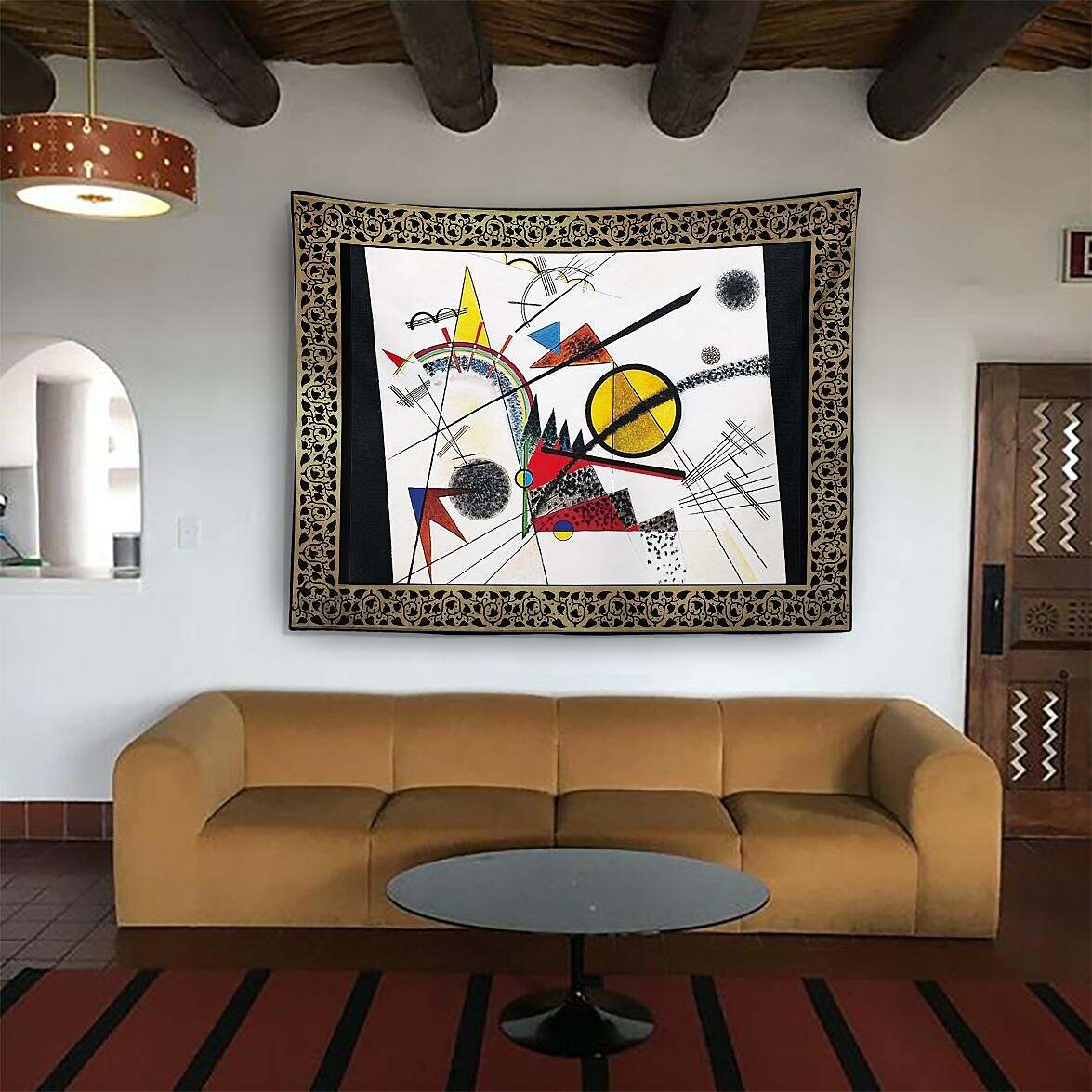 Wassily Kandinsky Wall Tapestry Art Decor Famous Painting Photograph Backdrop