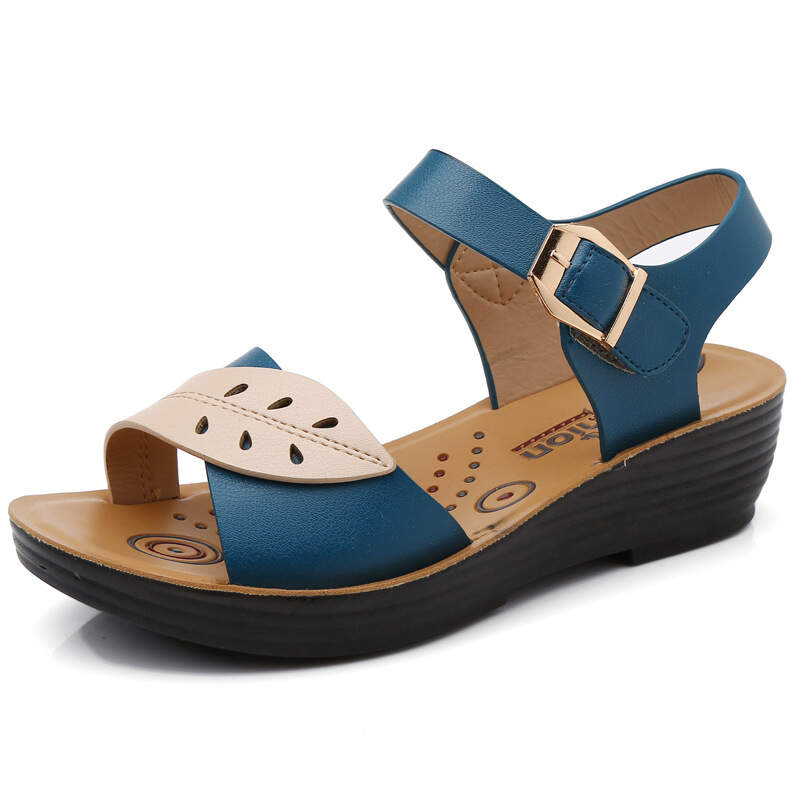 Leather Soft Bottom Comfortable Sandals