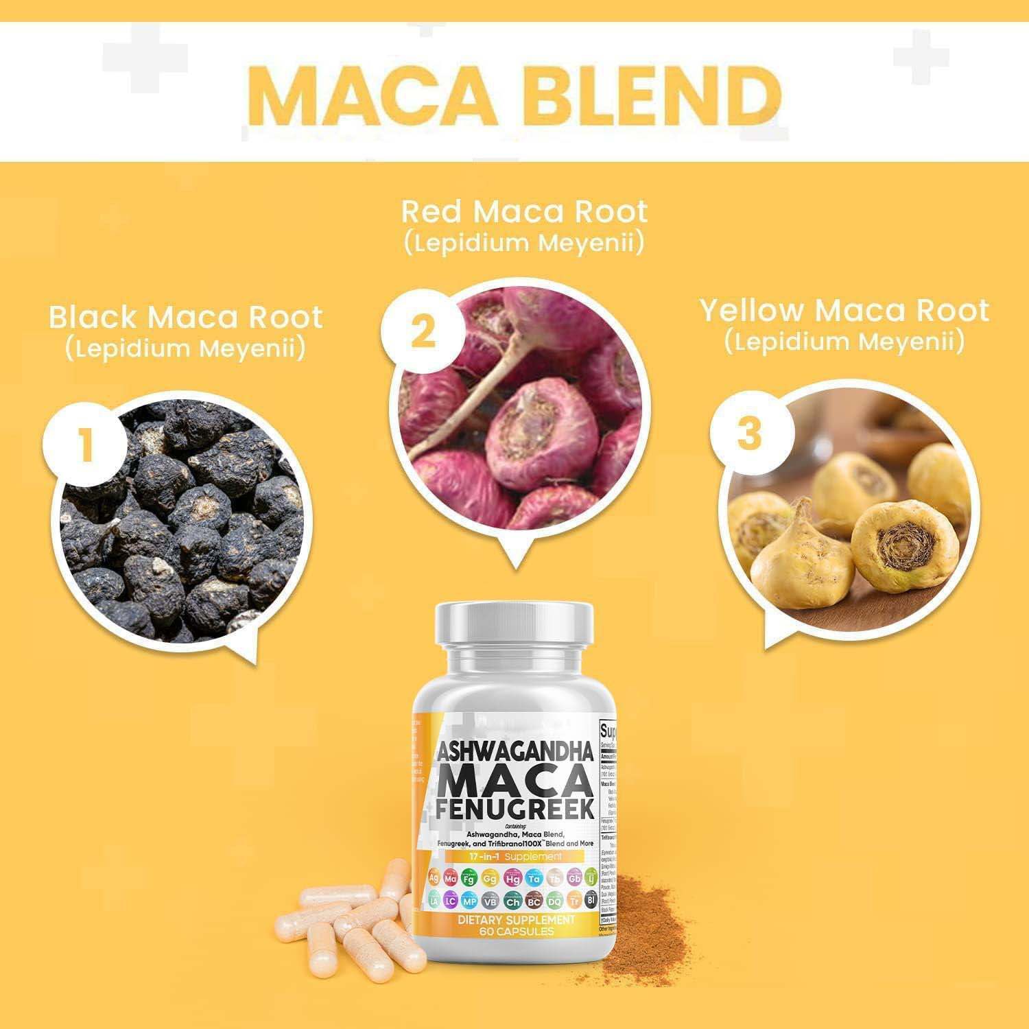 Ashwa Maca Fenugreek Supplement