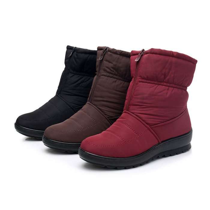 Women's Warm Waterproof Snow Boots