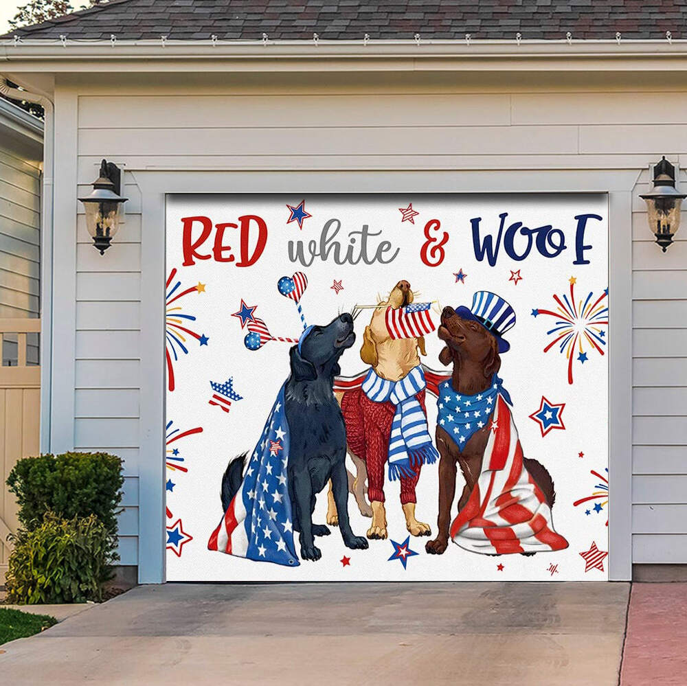 Patriotic Garage Door Mural