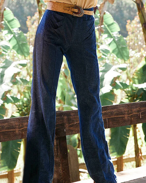 Navy Blue Casual Pants