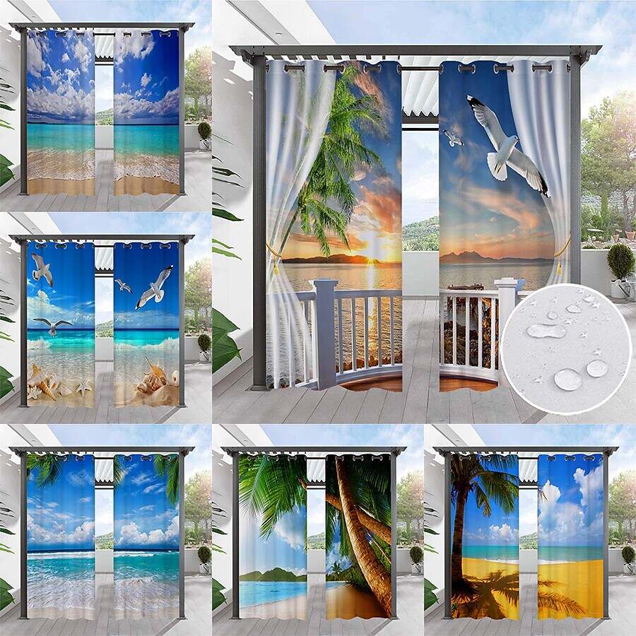 Waterproof Outdoor Curtain Privacy