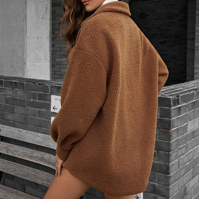 Long-sleeved Woolen Coat