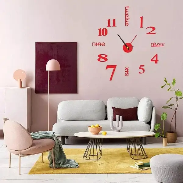 🔥Summer Hot Sale - 48% OFF 🔥MODERN DIY PUNCH-FREE WALL CLOCK