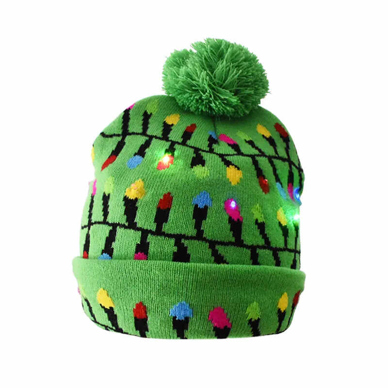 Early Christmas Sale 50% OFFChristmas Theme LED Beanies - Buy 4 Get 1 Free