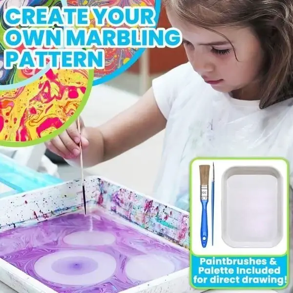 🎨🎨Water Marbling Paint Art Kit🎁The perfect gift for Christmas